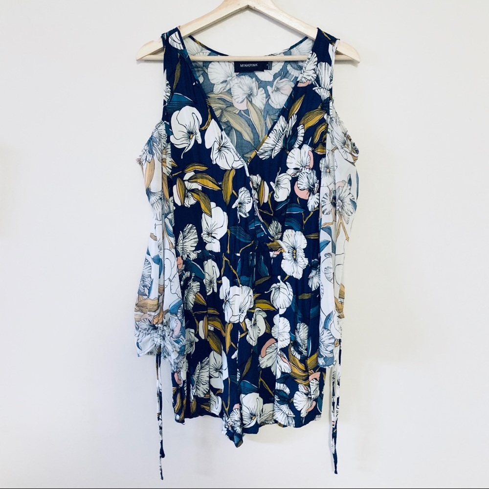 MINKPINK Floral Romper